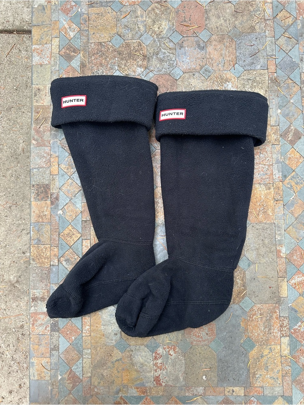 Hunter Black Fleece Boot Socks Women’s
